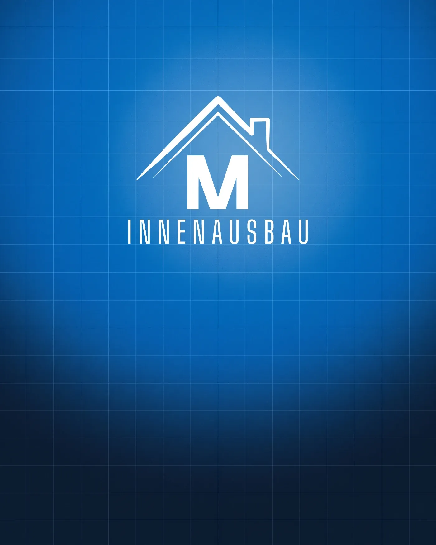 MV Innenausbau Logo auf dunklem Markenhintergrund
