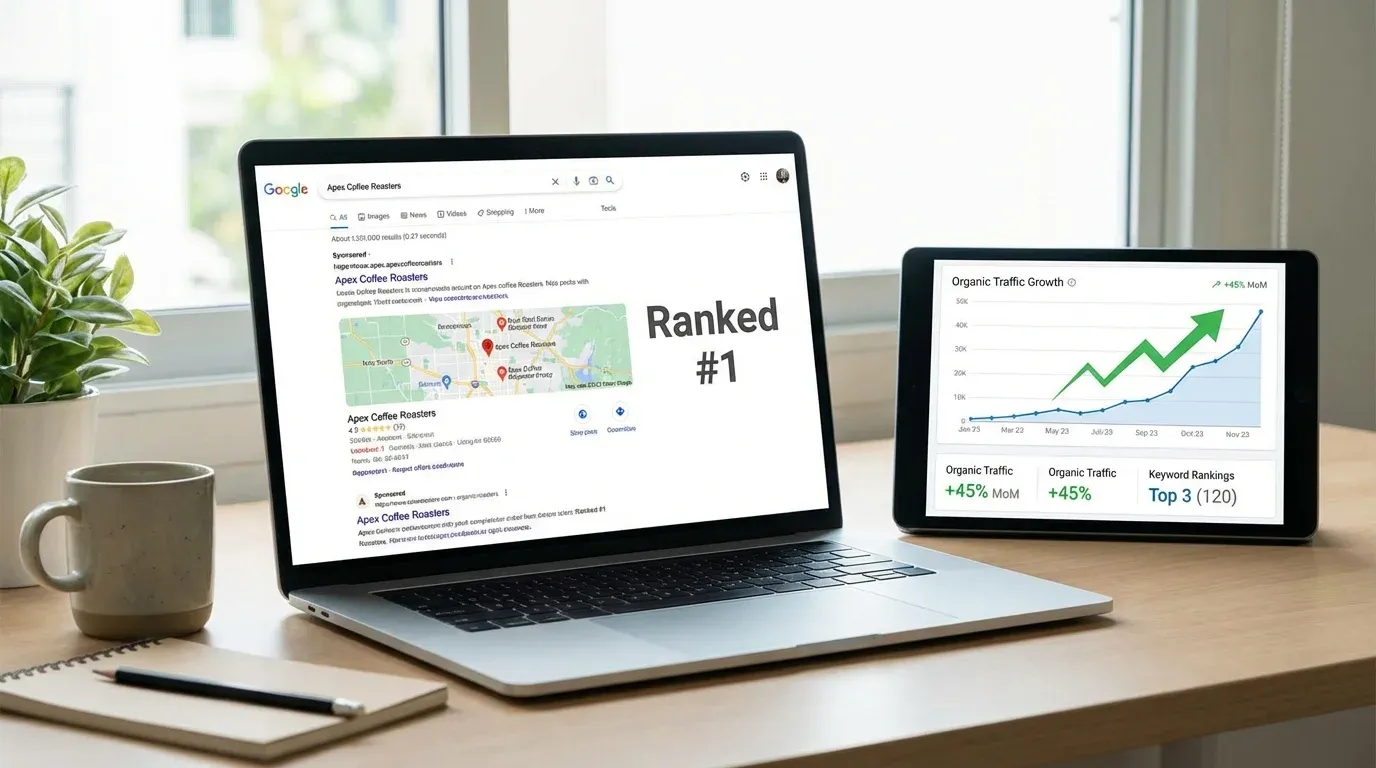 SEO- und GEO-Optimierung für KMU — mehr Sichtbarkeit bei Google und KI-Suche